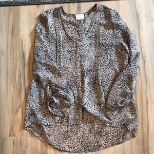 Sheer Leopard Top